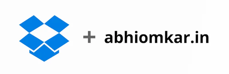 Dropbox + abhiomkar.in